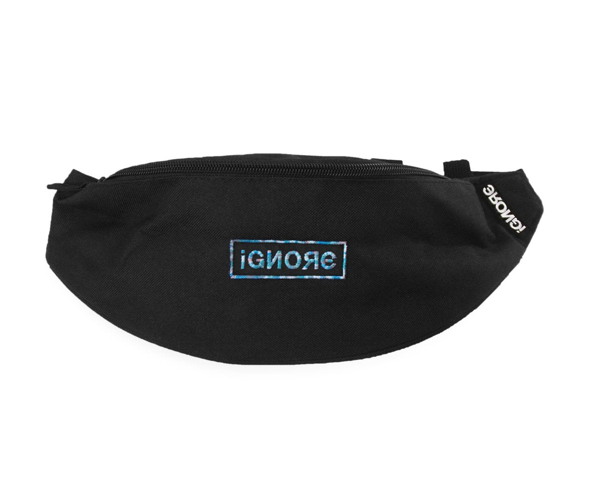 Waist Bag - iGNORE Design - Patch Multicolor - black