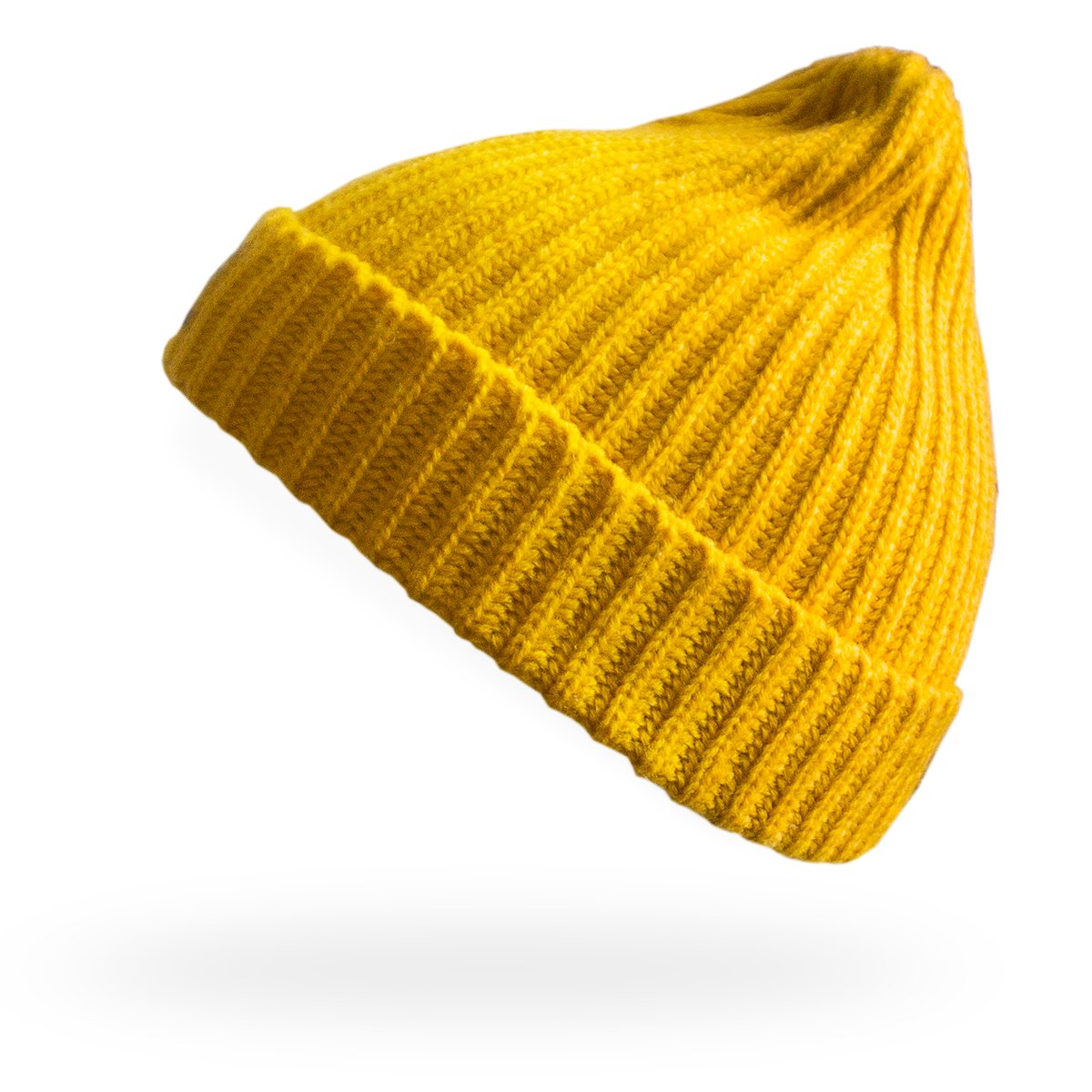 Chiildren Trawler Beanie - iGNORE Design - Leather - mustard