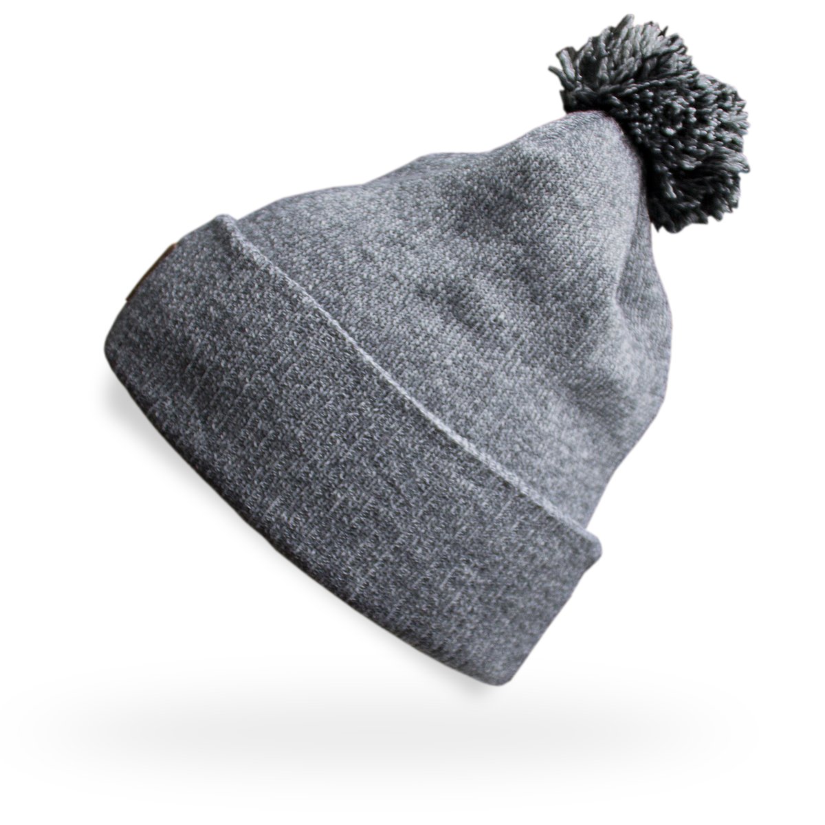 Beanie - iGNORE Design - Leather - heather grey/black