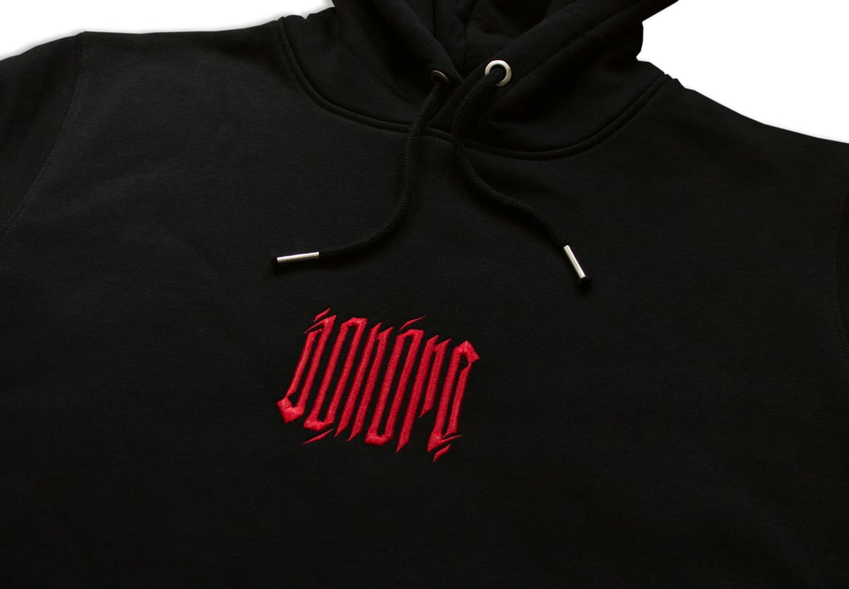 Hoodie - unisex - iGNORE Design - Hood In Hell - black