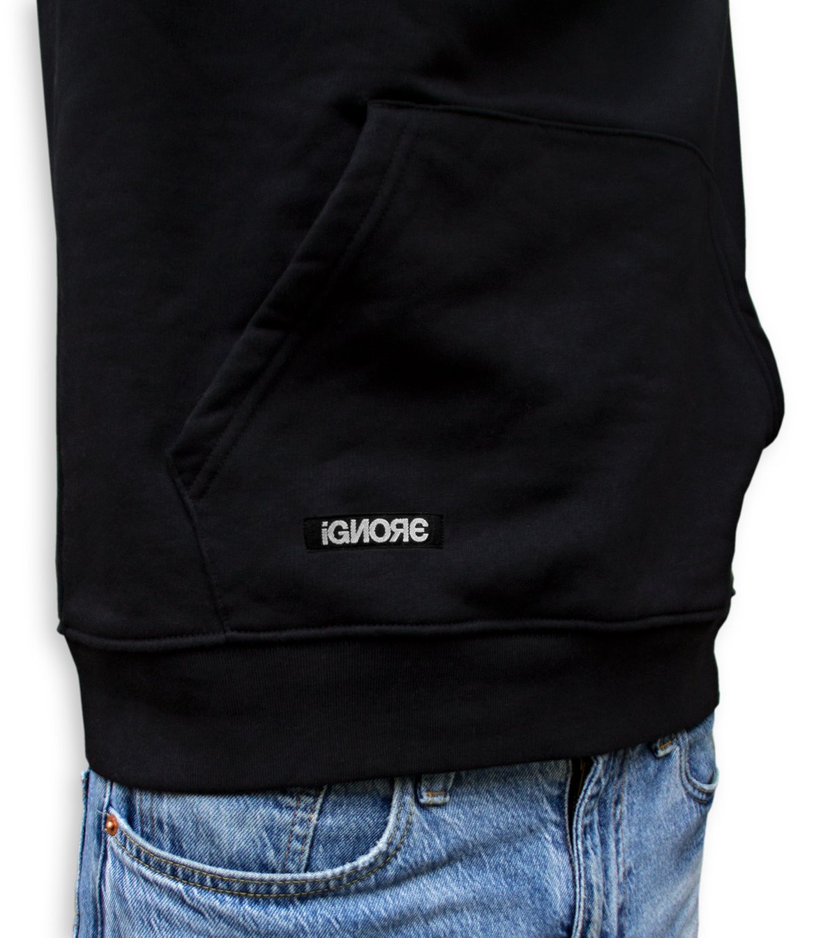 Hoodie - unisex - iGNORE Design - Hood In Hell - black