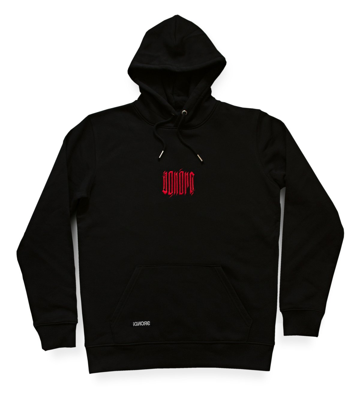 Hoodie - unisex - iGNORE Design - Hood In Hell - black