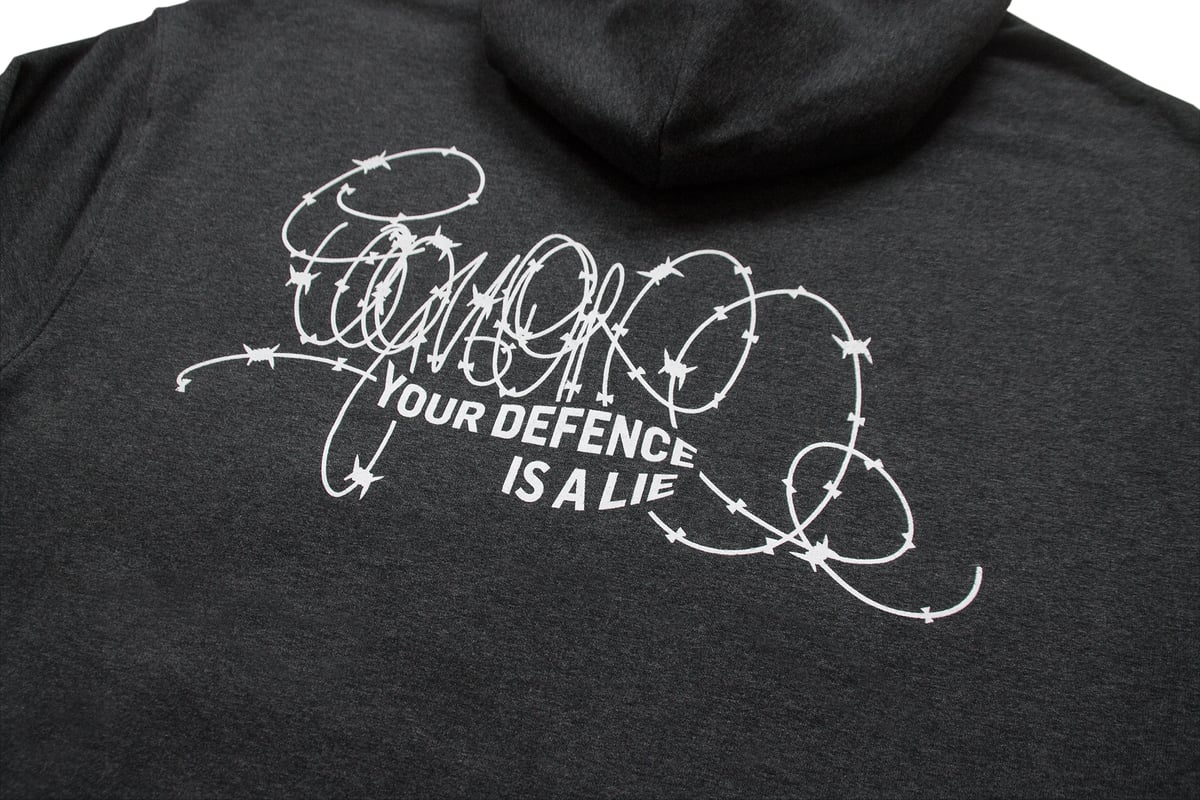 Hoodie - unisex - iGNORE Design - YDIAL - dark heather grey