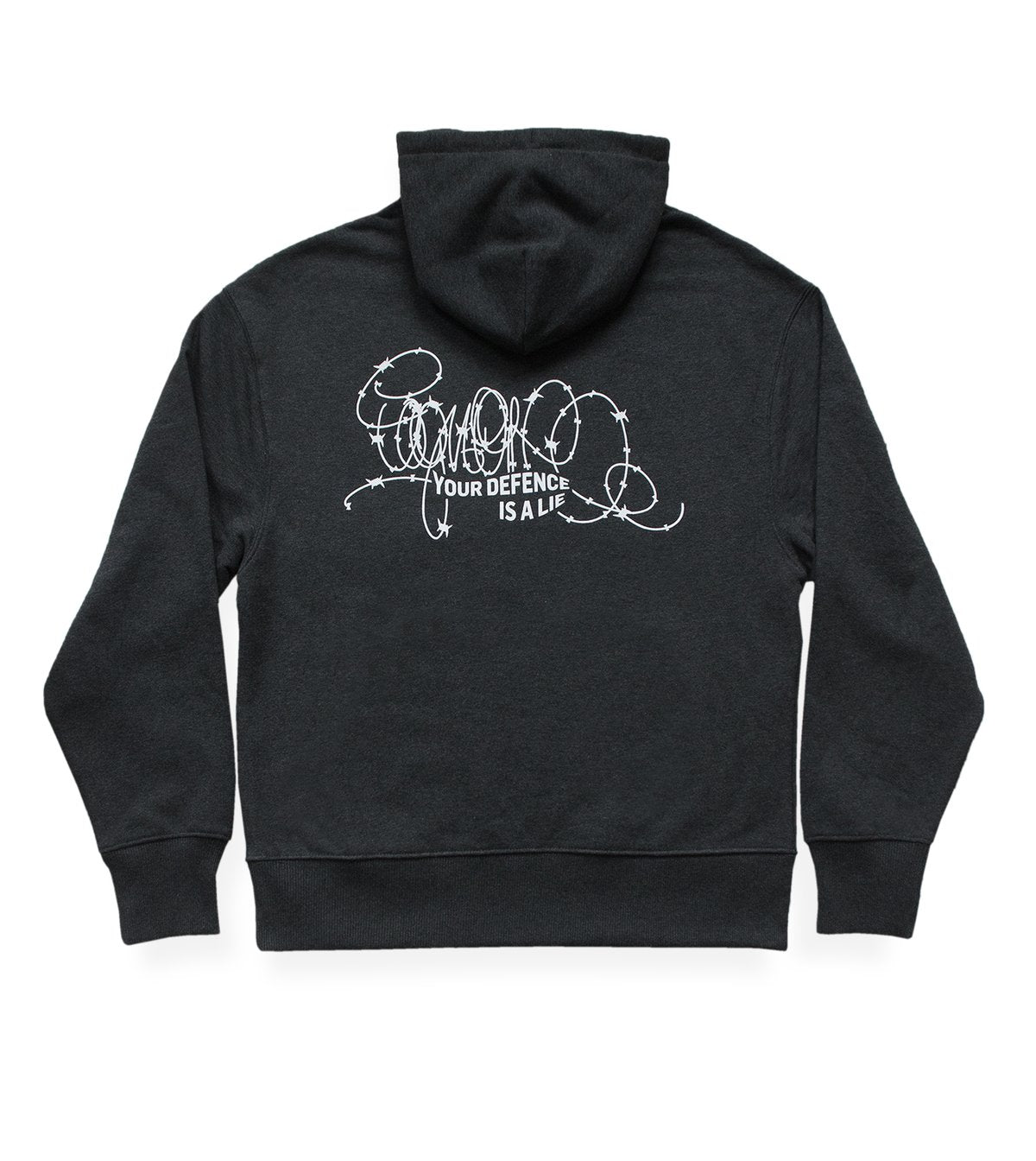 Hoodie - unisex - iGNORE Design - YDIAL - dark heather grey