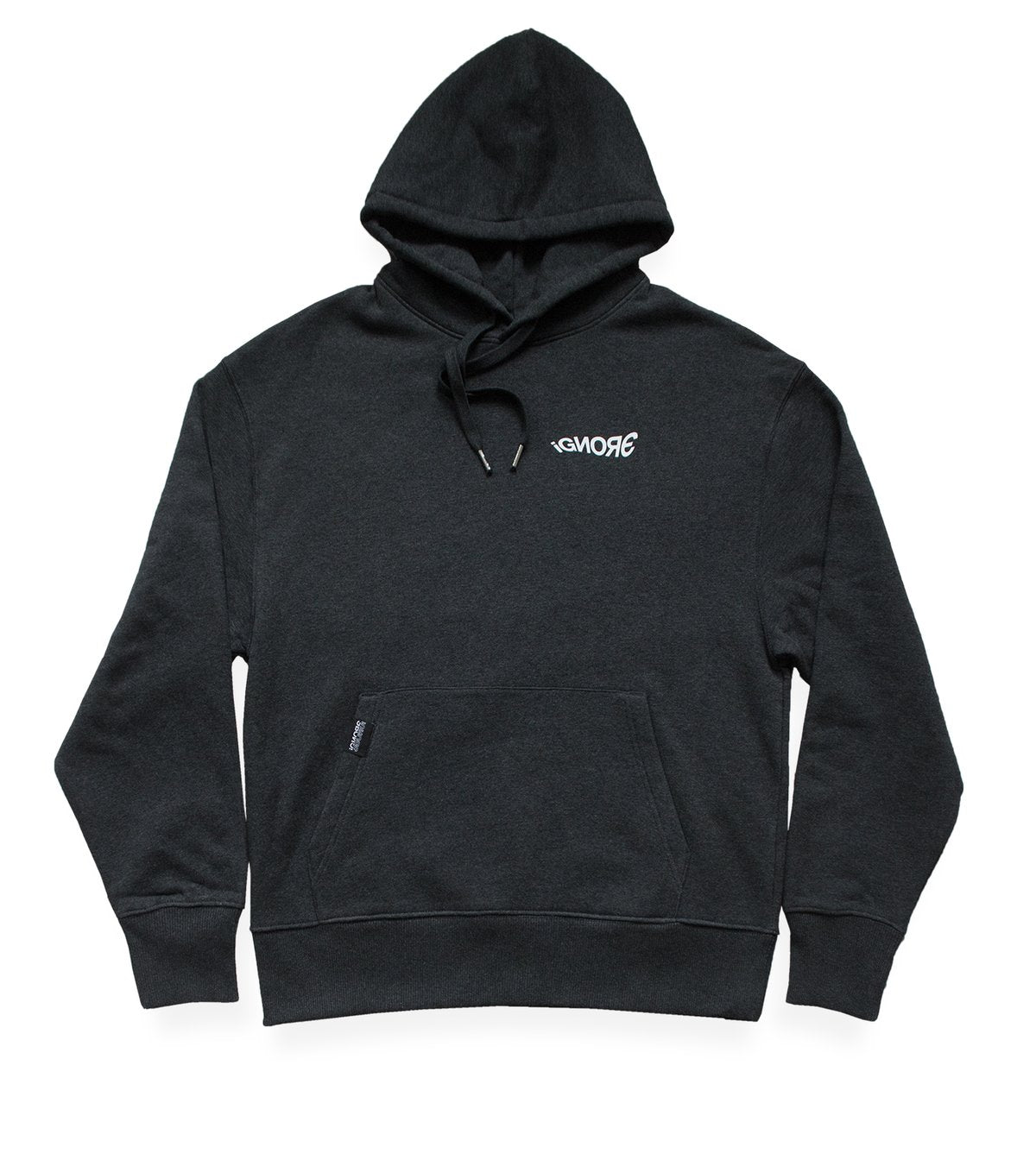 Hoodie - unisex - iGNORE Design - YDIAL - dark heather grey