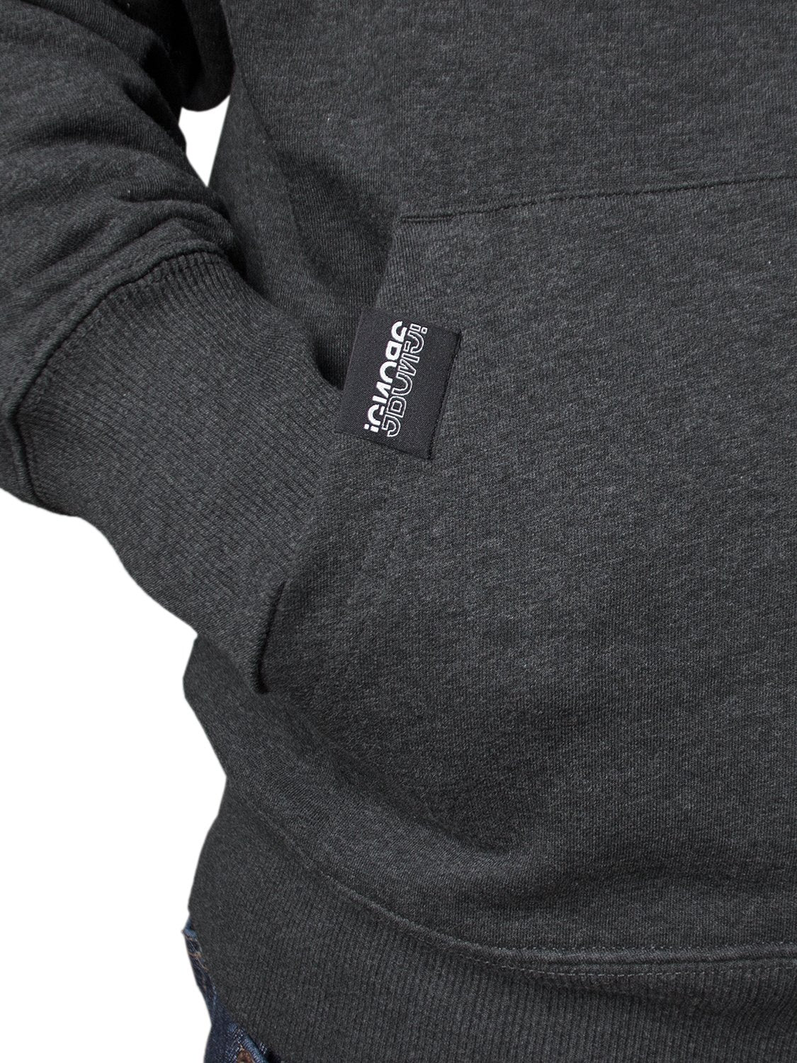 Hoodie - unisex - iGNORE Design - YDIAL - dark heather grey
