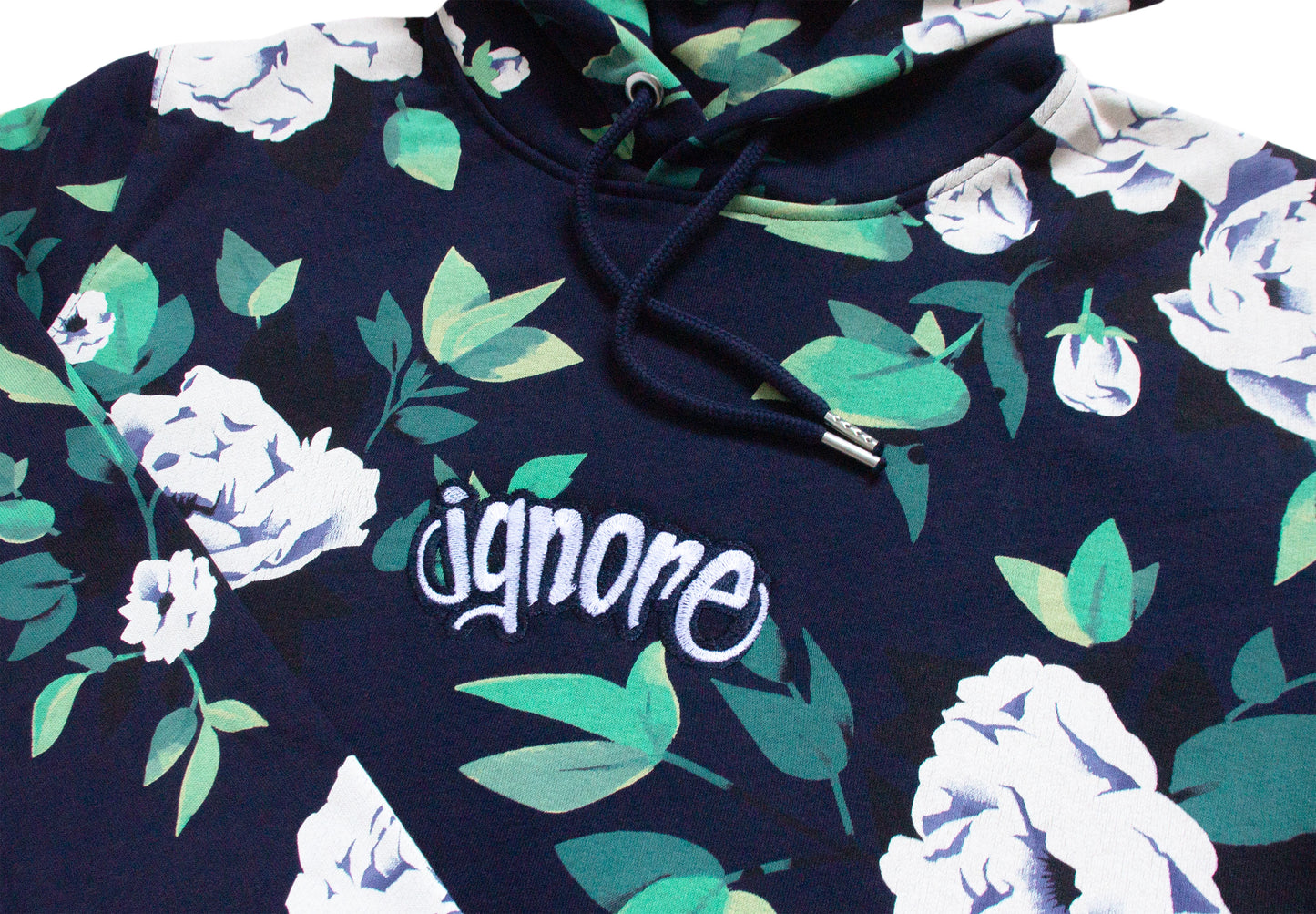 Hoodie - unisex - iGNORE Design - Midnight Flower