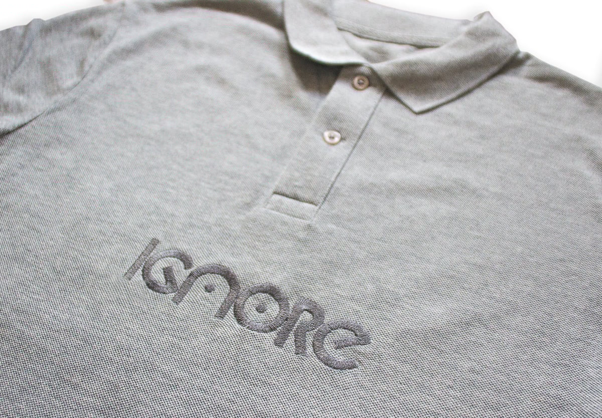 Polo Long Sleeve - iGNORE Design - Classico OG - heather grey