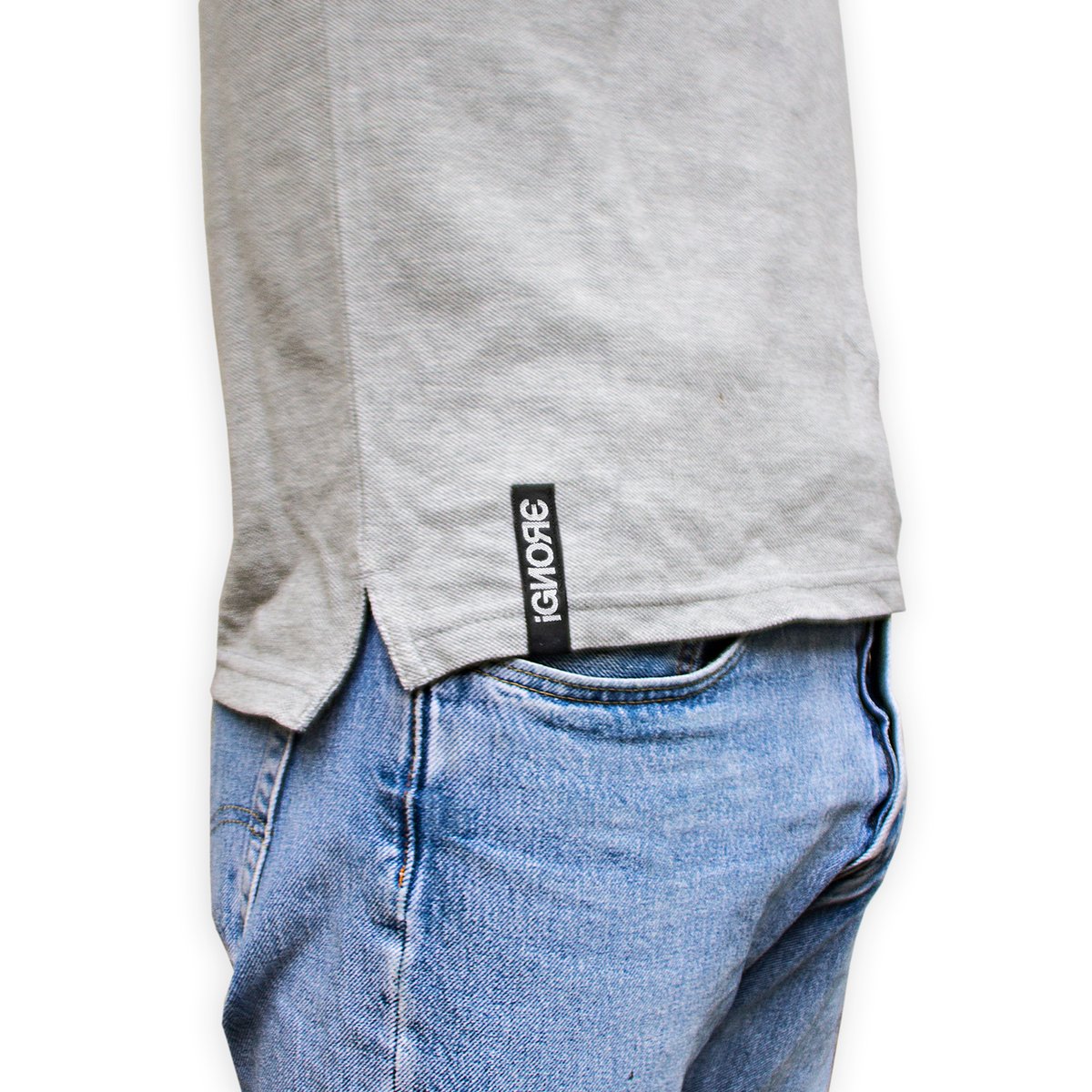 Polo Long Sleeve - iGNORE Design - Classico OG - heather grey