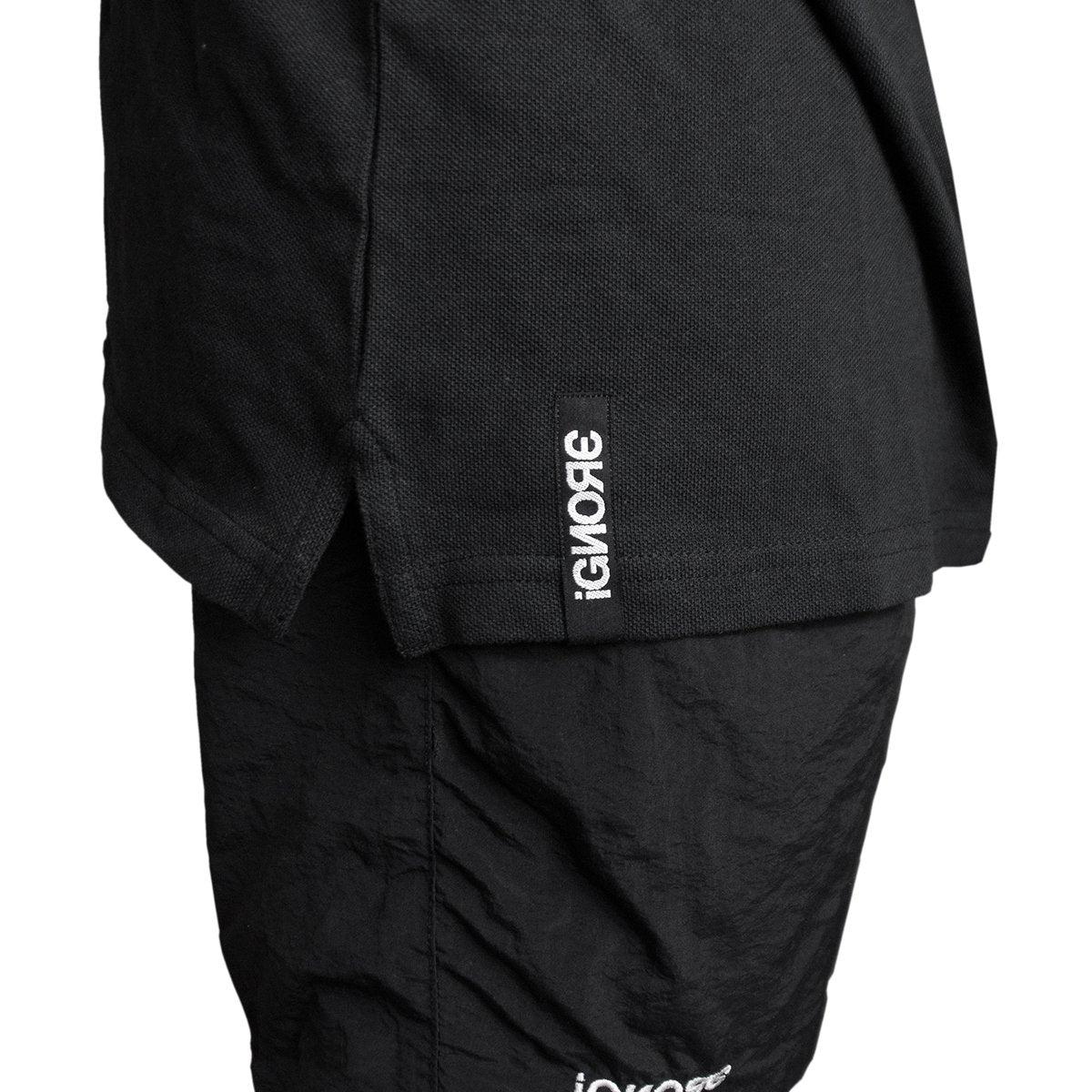 Poloshirt - iGNORE Design - Wave - black