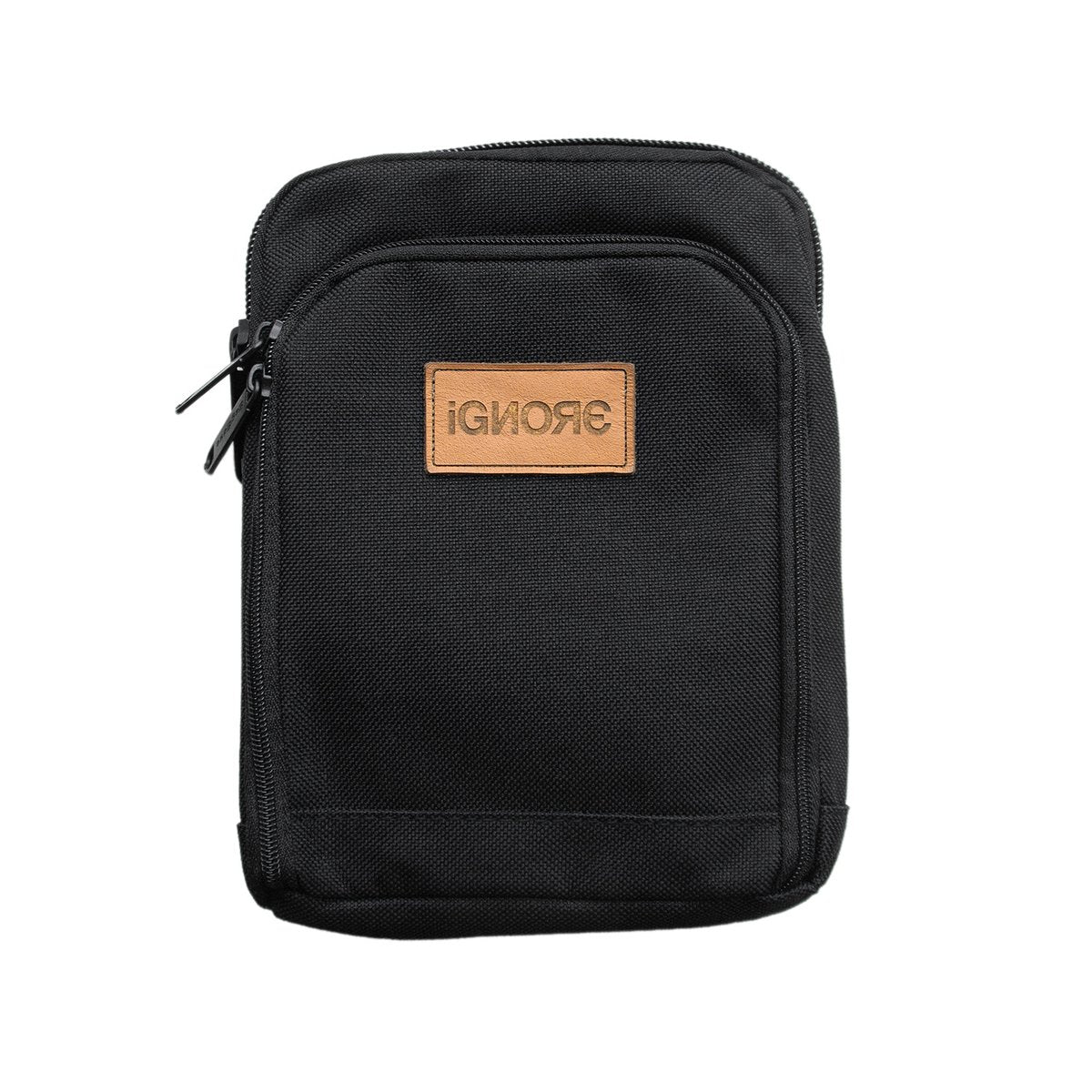 Pusher Bag - iGNORE Design - Leather Patch - black
