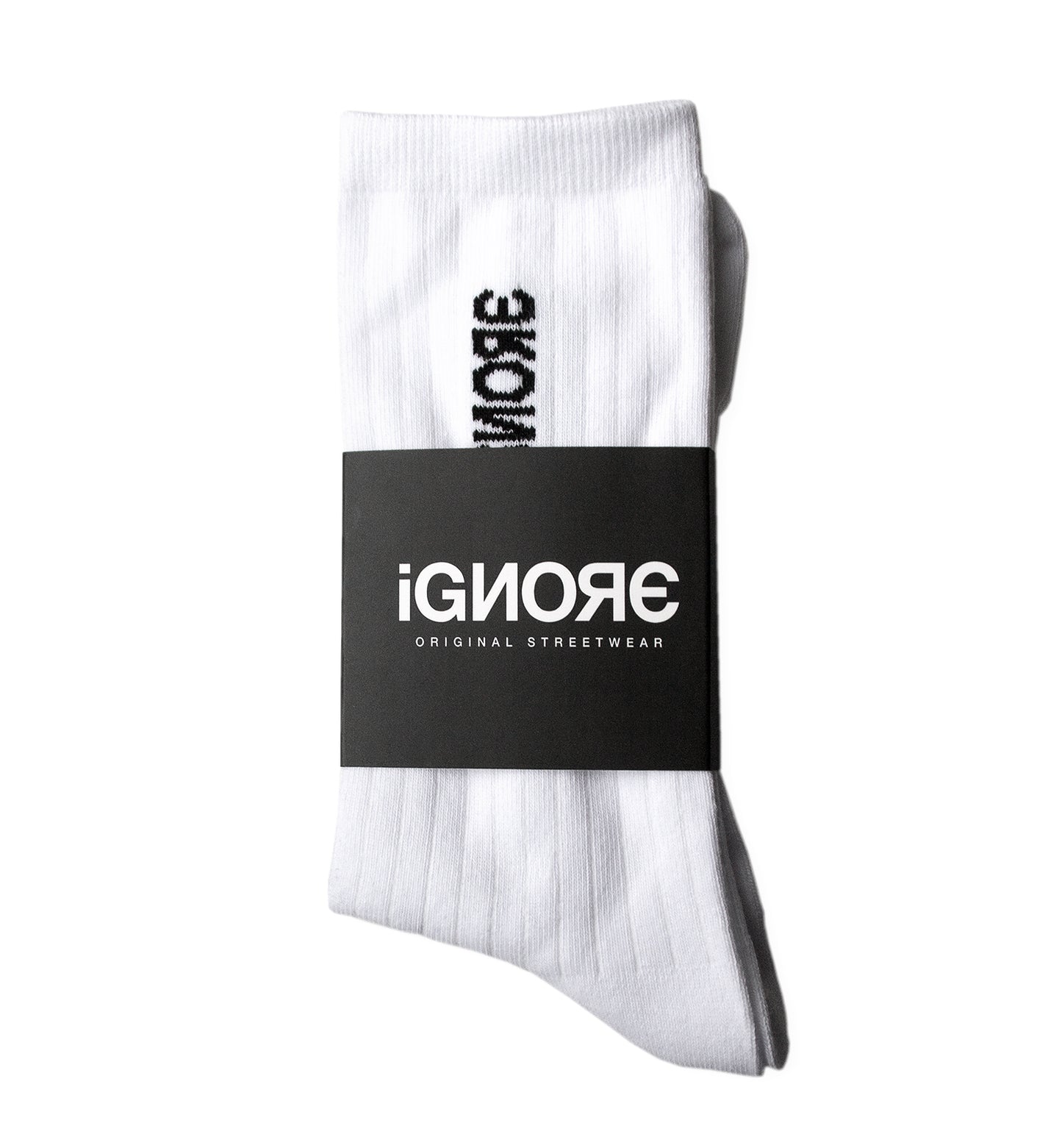 Socks - iGNORE Original - Logo - white