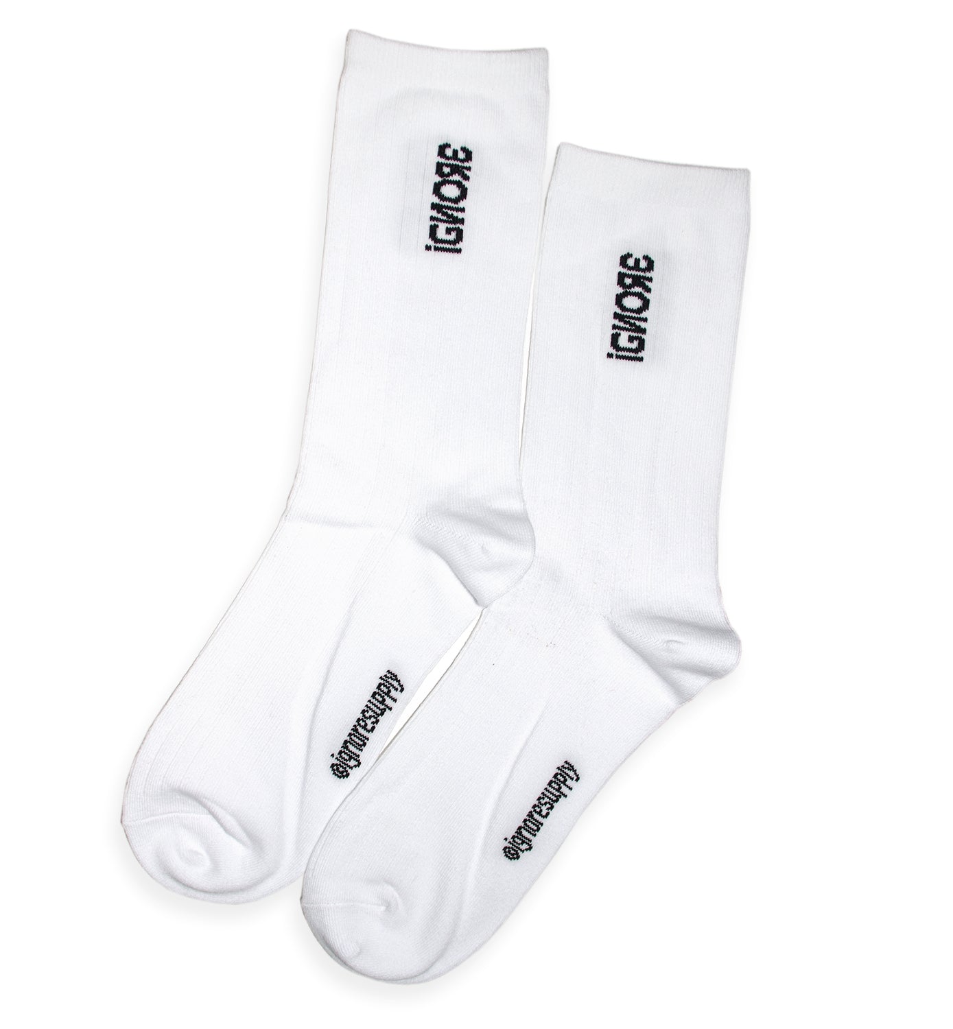 Socks - iGNORE Original - Logo - white
