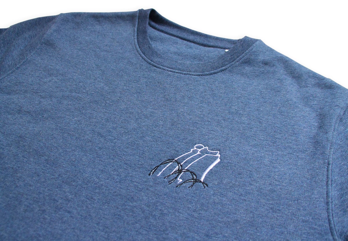 Sweater - iGNORE Design - No Borders - dark heather blue