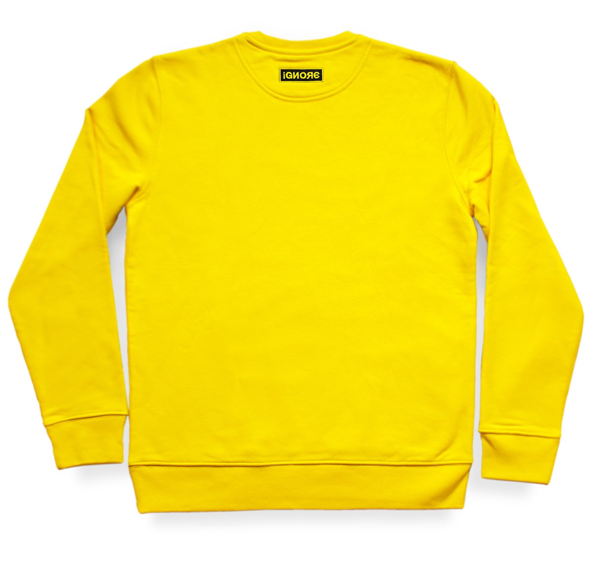 Sweater - iGNORE Design - Stupid Humans - golden yellow
