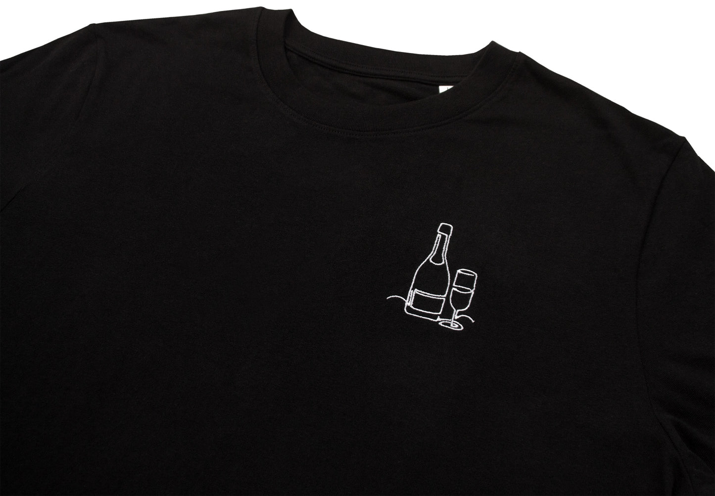 T-Shirt - Halbtrocken x iGNORE - Sparkling - black