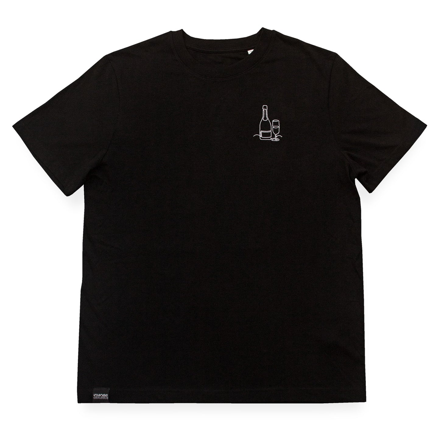 T-Shirt - Halbtrocken x iGNORE - Sparkling - black