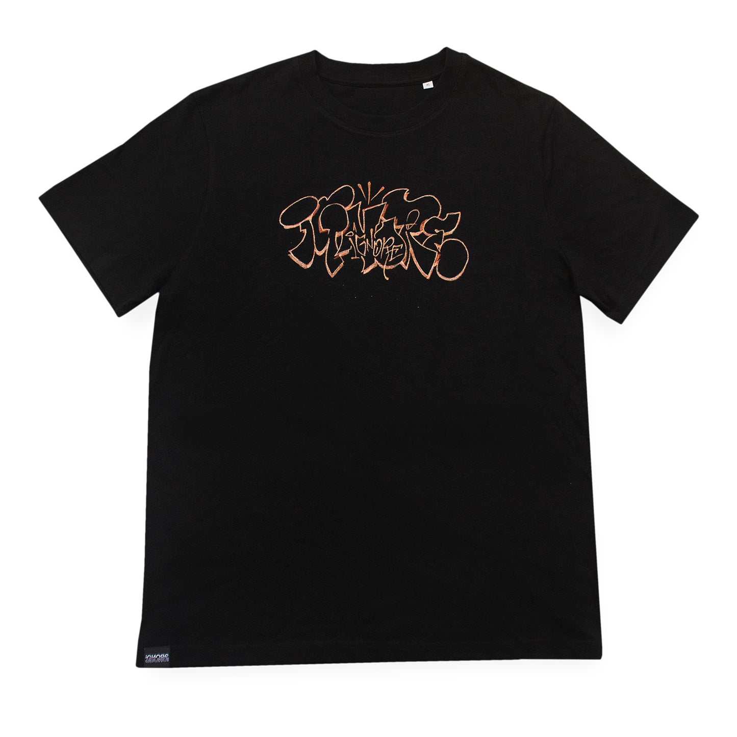 T-Shirt - iGNORE Design - Bleached Graff 1 - black