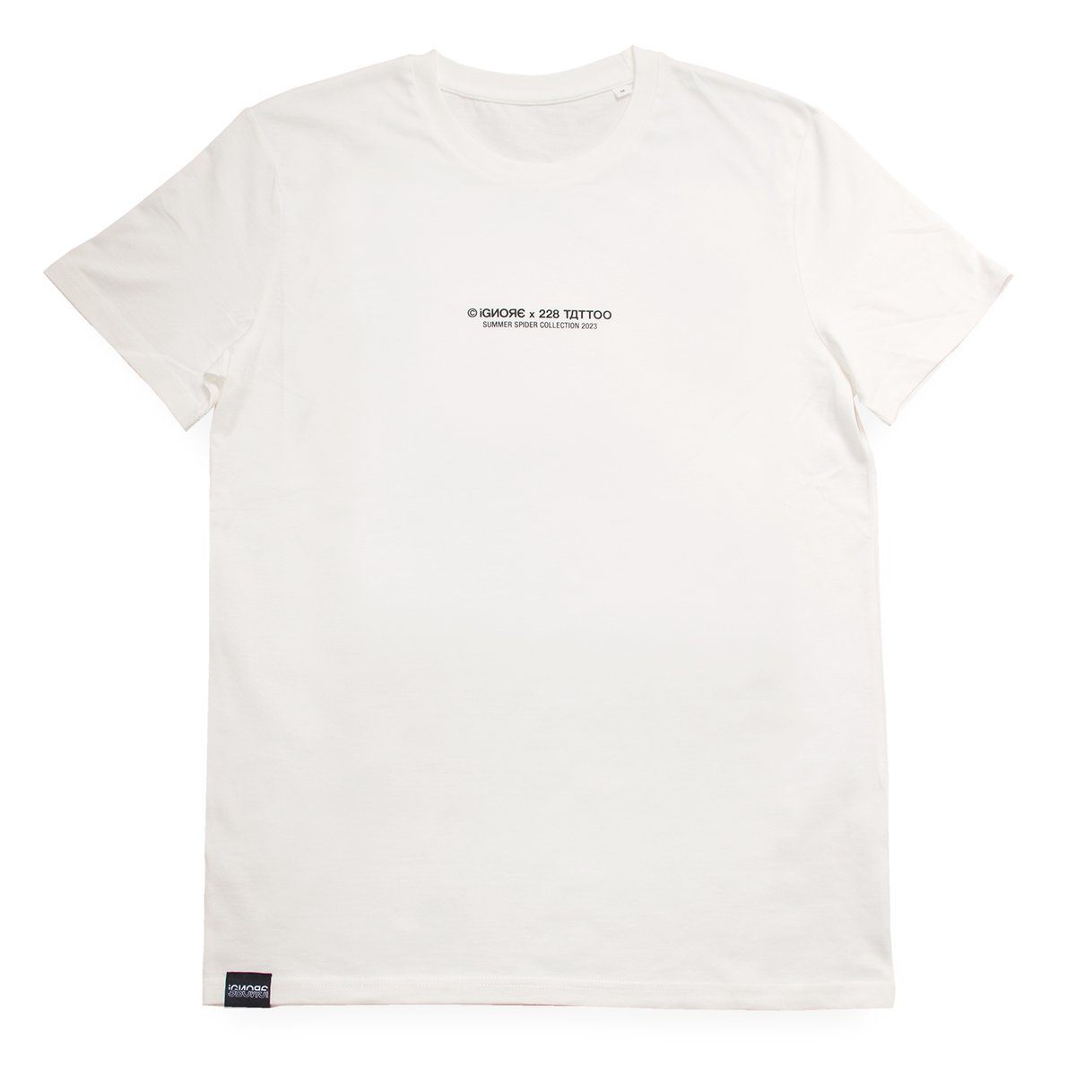 T-Shirt - iGNORE x 228 Tattoo - Spider - off white