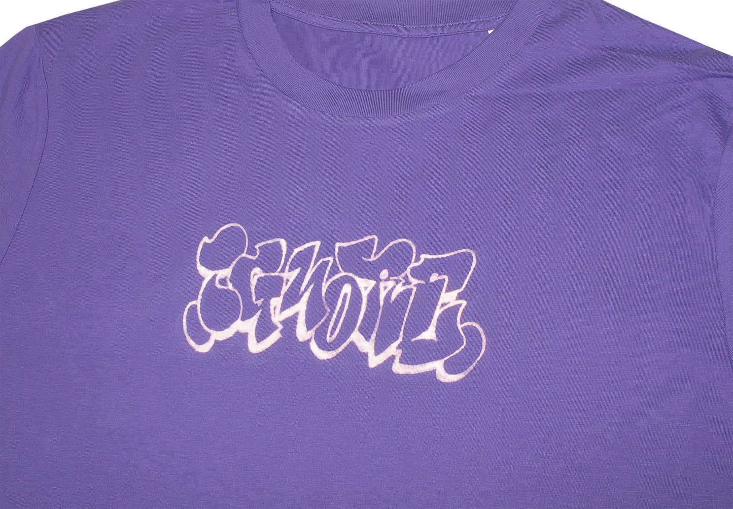 T-Shirt - iGNORE Design - Bleached Graff - purple
