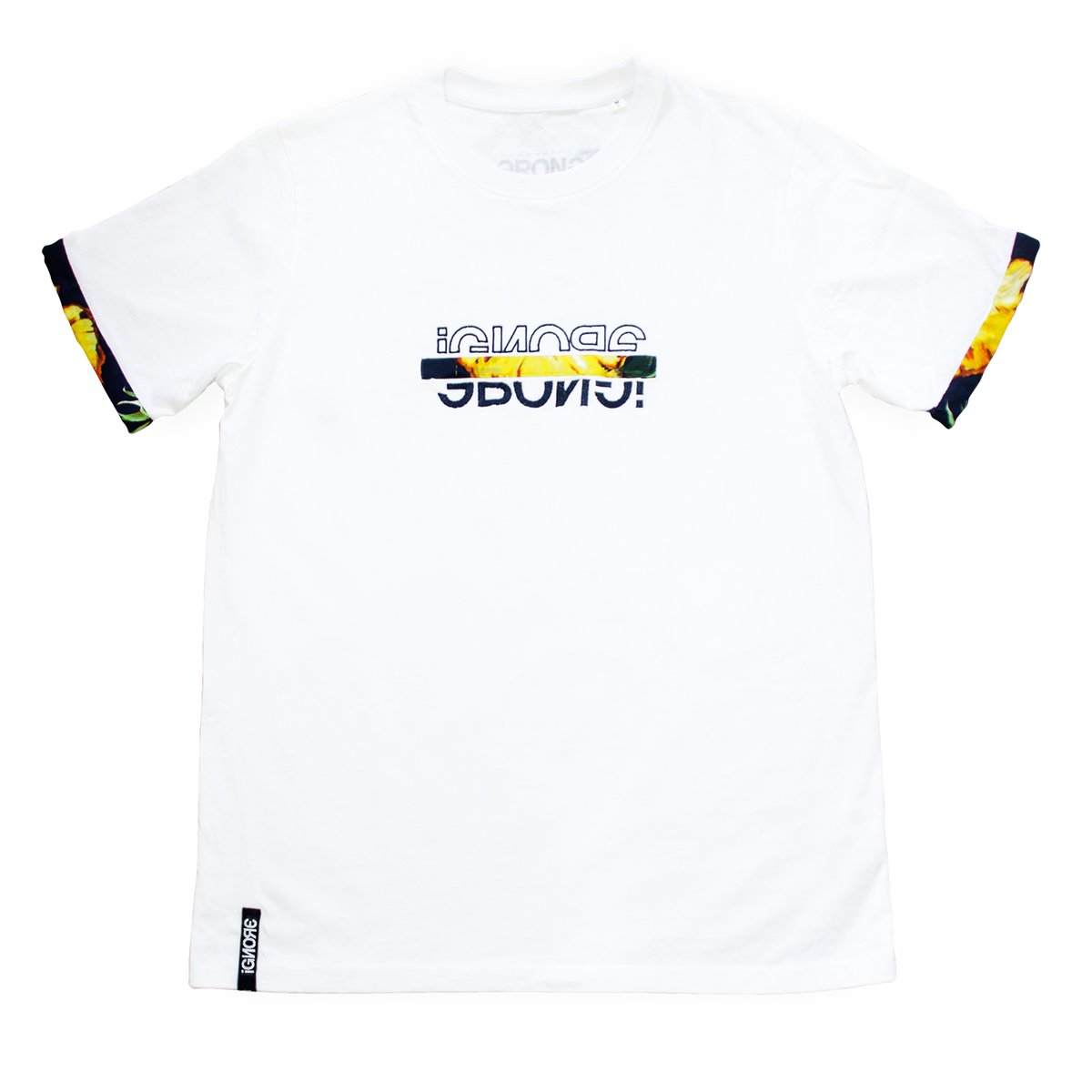 T-Shirt - iGNORE Design - Piña Cut - white