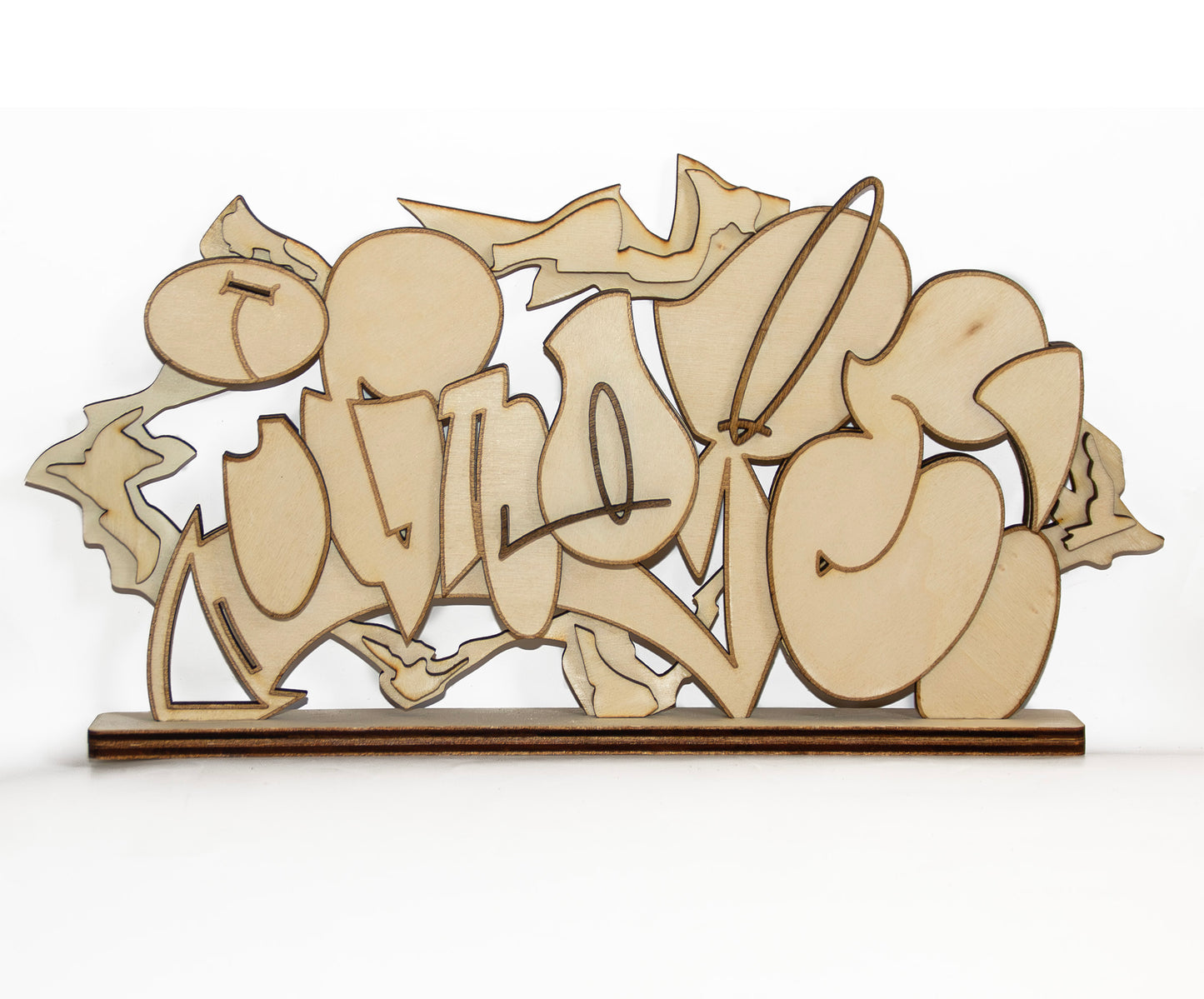 3D Wood Artwork - Ignore - Flop Shot