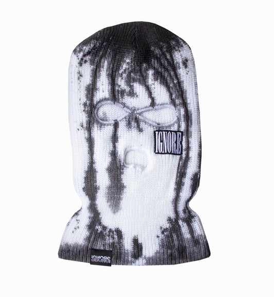 Balaclava - iGNORE Design - Drip Chic - White/Black