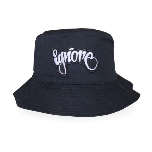 Bucket Hat - iGNORE Design - IG Stroke - navy