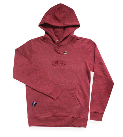 Hoodie - unisex - iGNORE Design - Bordeaux Melange