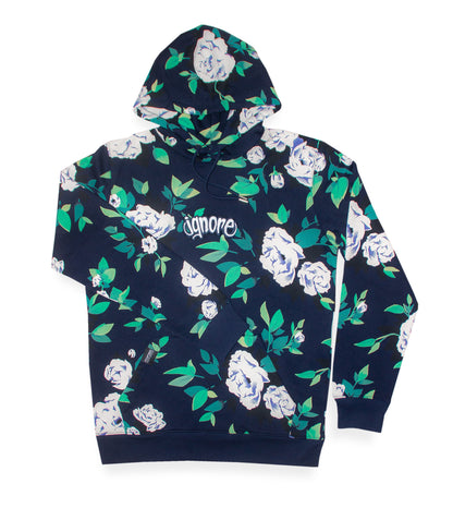 Hoodie - unisex - iGNORE Design - Midnight Flower