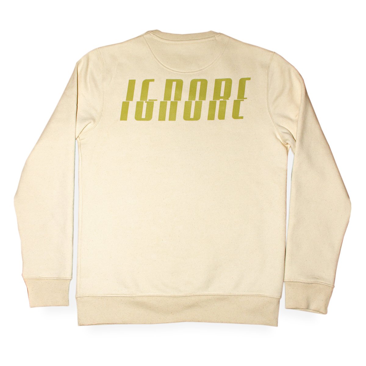 Sweater - iGNORE Design - Digital Epidemic - natural raw