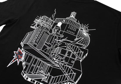 T-Shirt - FAKO ORAT x iGNORE - Real Subway Hustlers - black