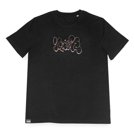 T-Shirt - iGNORE Design - Bleached Graff 2 - black