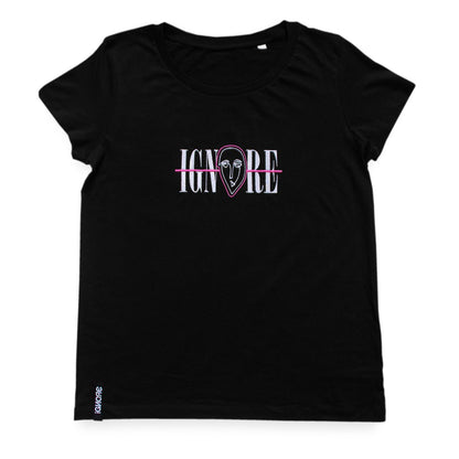 T-Shirt - Women - iGNORE Design - Mrs. Love Pink - black