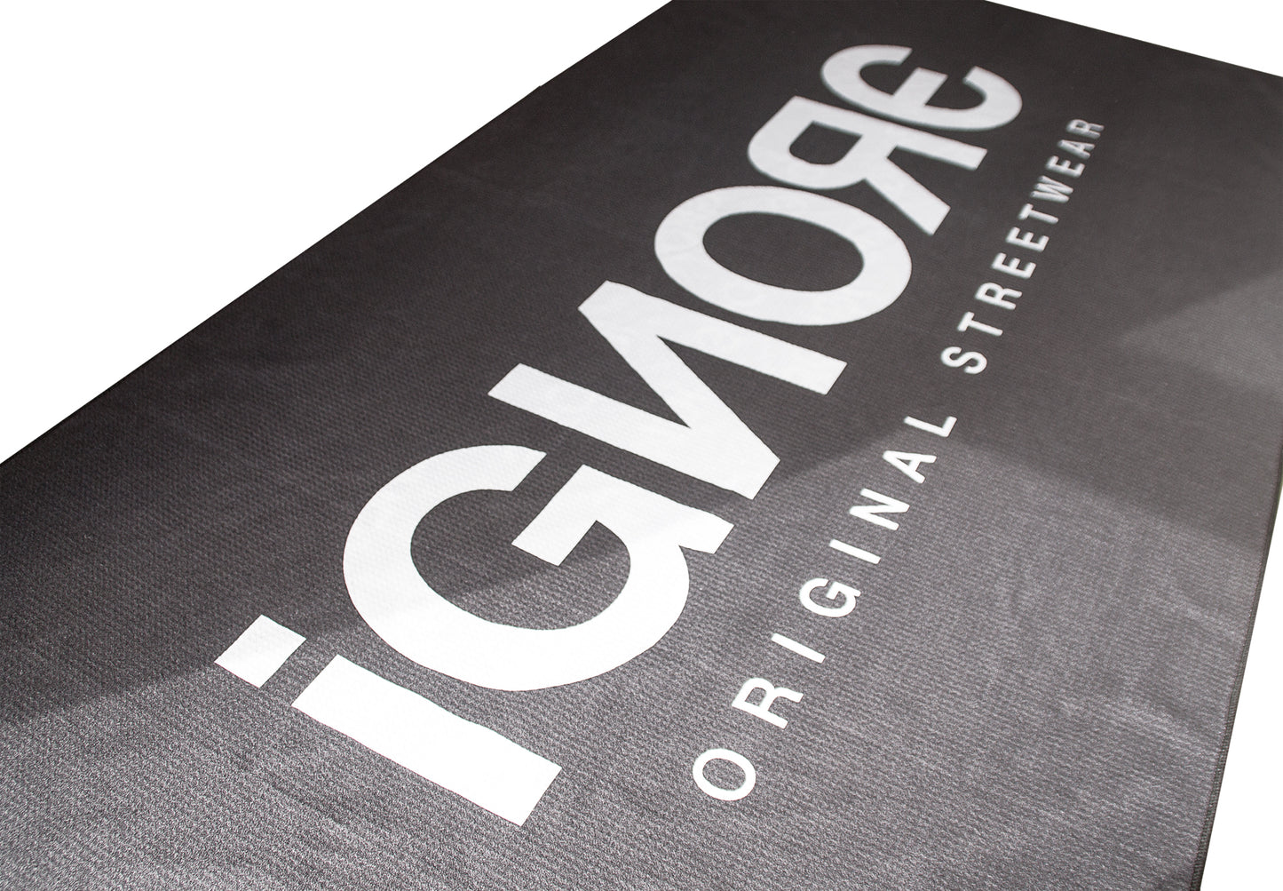 Blanket & Towel - iGNORE Design - dark grey