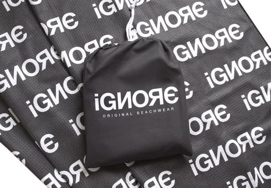 Blanket & Towel - iGNORE Design - dark grey